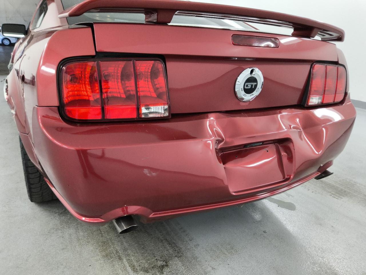 2006 Ford Mustang Gt Red vin: 1ZVHT82H065168788 Damage: Rear Bumper Reinforcement, Broken, Replacement Required