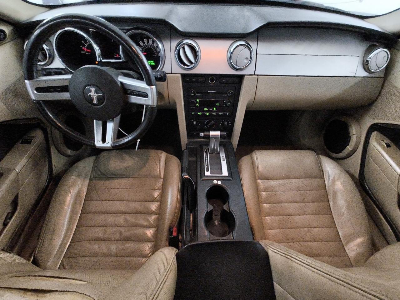 2006 Ford Mustang Gt Red vin: 1ZVHT82H065168788 Damage: Air Conditioner, Blows Warm, Repair Required