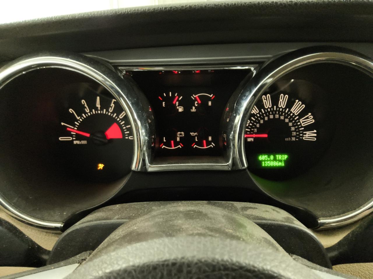 2006 Ford Mustang Gt Red vin: 1ZVHT82H065168788 Damage: Warning Light - Air Bag, On, Unacceptable