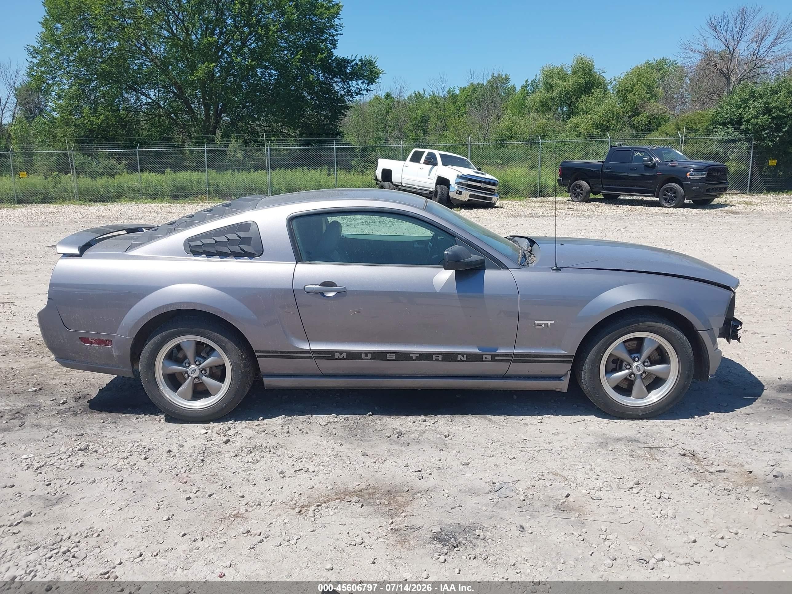 2006 Ford Mustang Gt Серый vin: 1ZVHT82H065222476