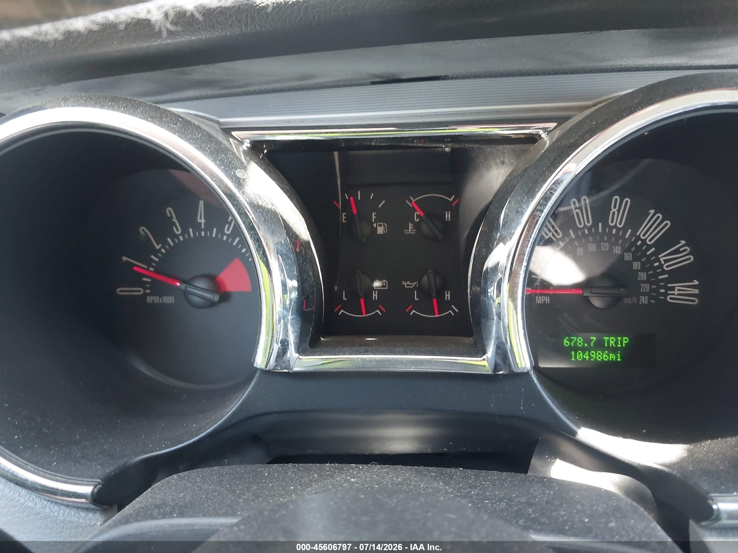 2006 Ford Mustang Gt Серый vin: 1ZVHT82H065222476