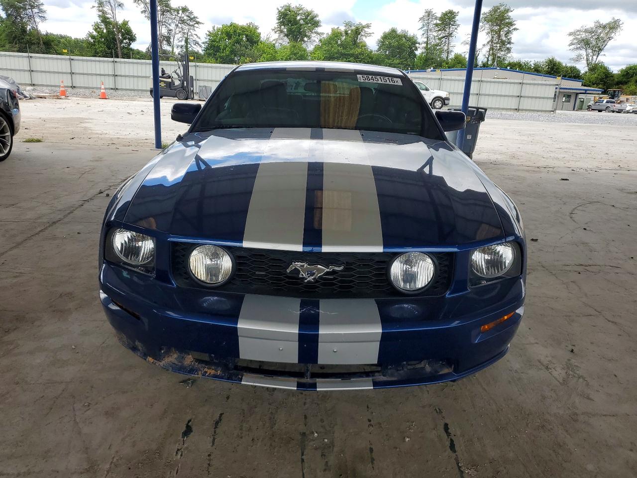 2007 Ford Mustang Gt Blue vin: 1ZVHT82H075197628