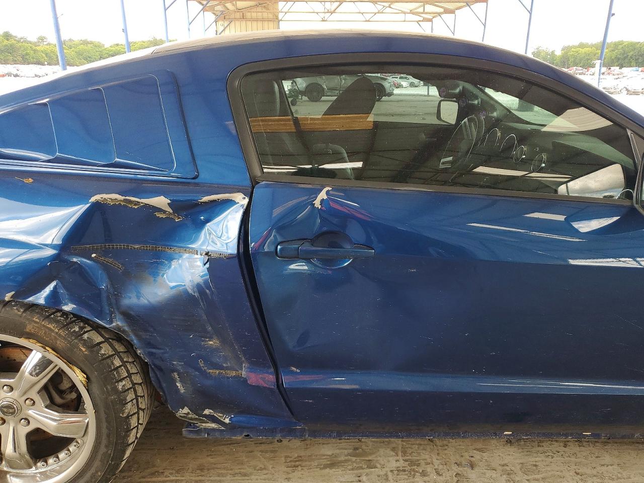 2007 Ford Mustang Gt Blue vin: 1ZVHT82H075197628