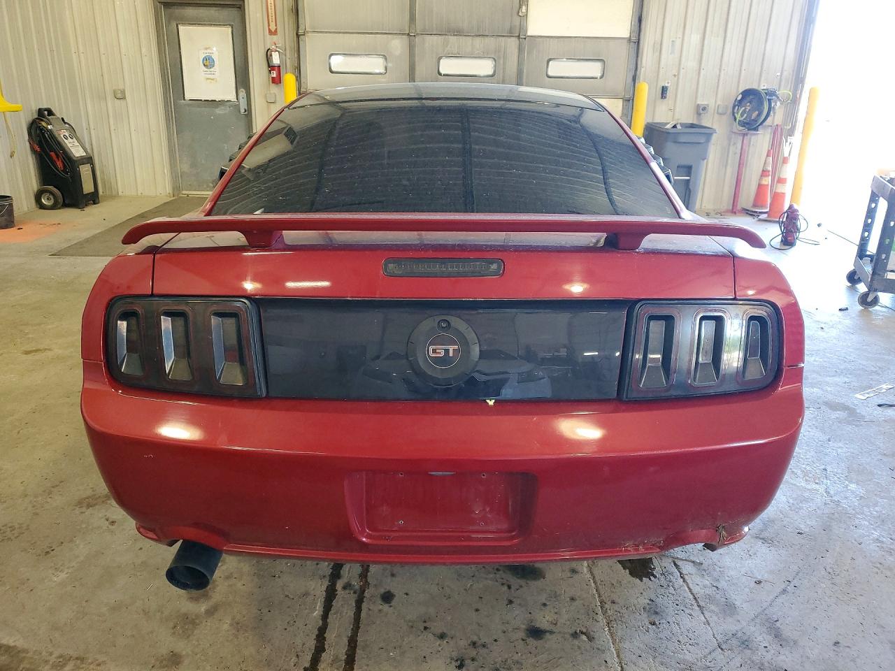 2008 Ford Mustang Gt Red vin: 1ZVHT82H085111123