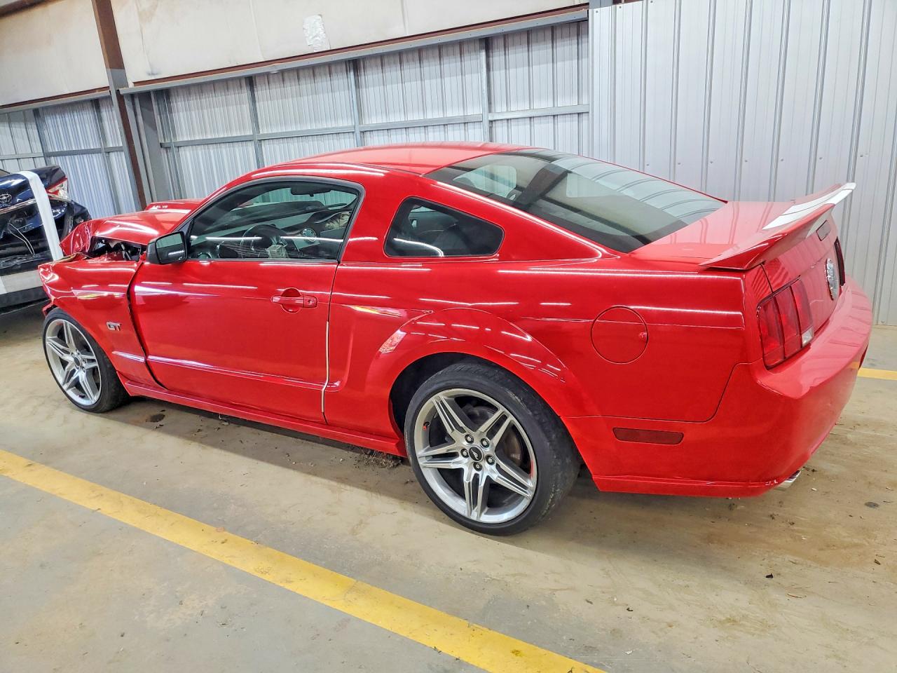 2008 Ford Mustang Gt Red vin: 1ZVHT82H085151217