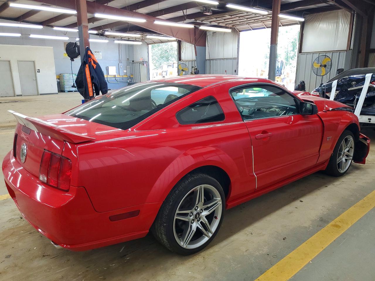 2008 Ford Mustang Gt Red vin: 1ZVHT82H085151217
