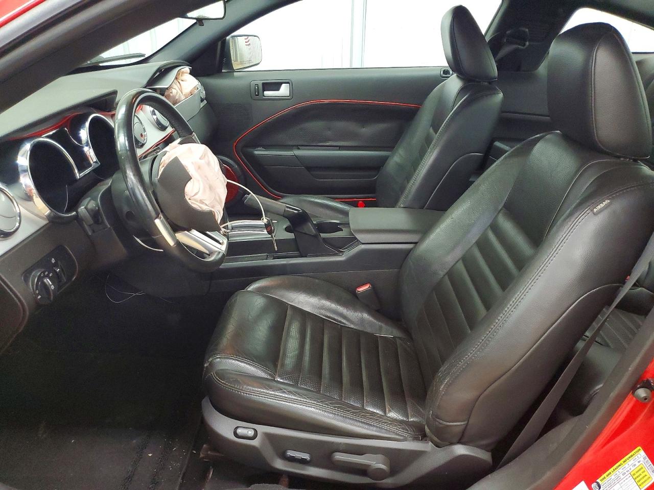 2008 Ford Mustang Gt Red vin: 1ZVHT82H085151217