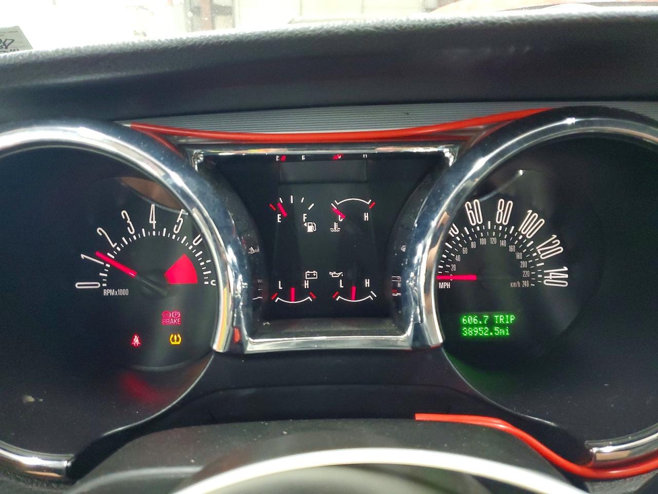 2008 Ford Mustang Gt Red vin: 1ZVHT82H085151217