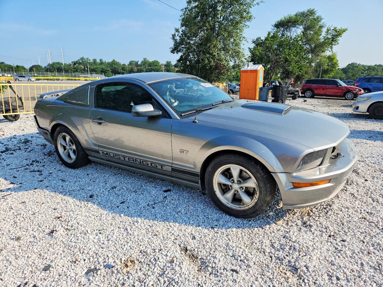 2008 Ford Mustang Gt Gray vin: 1ZVHT82H085154148