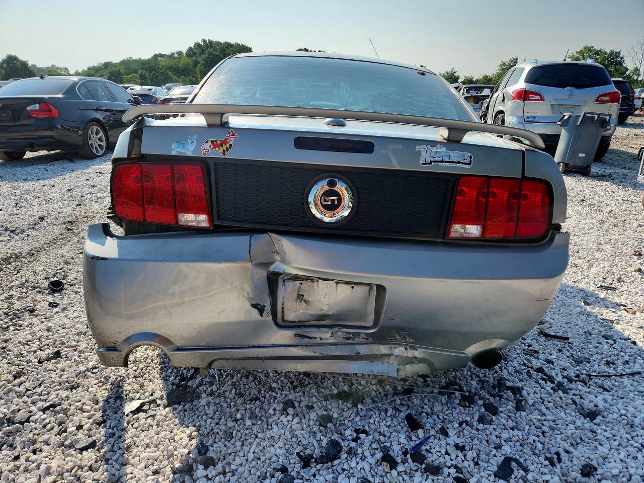 2008 Ford Mustang Gt Gray vin: 1ZVHT82H085154148