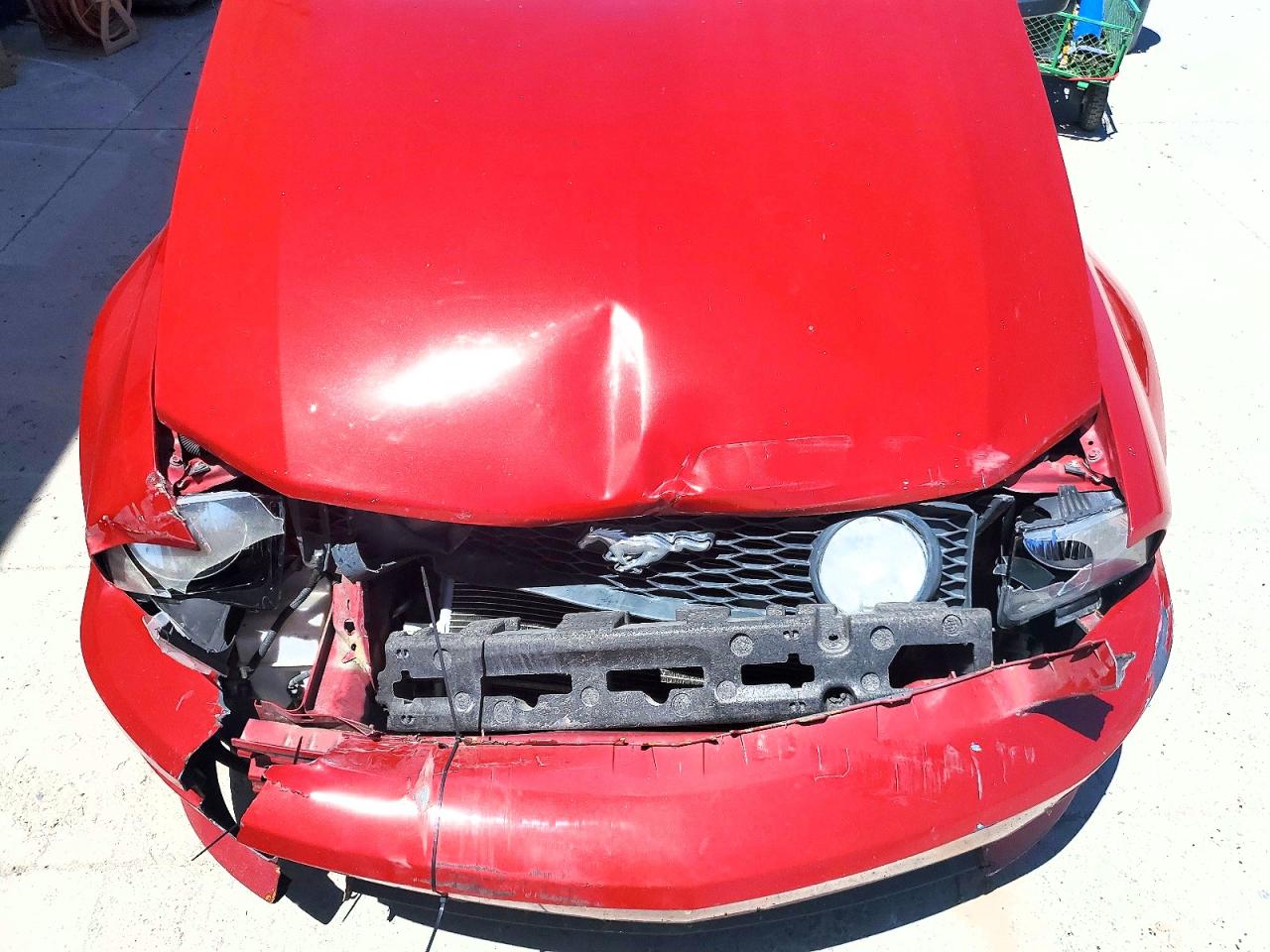 2008 Ford Mustang Gt Red vin: 1ZVHT82H085187229
