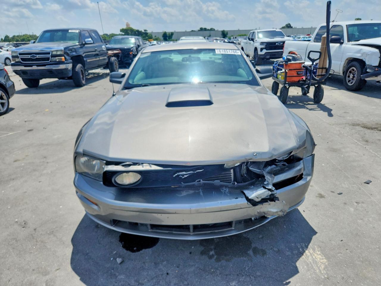 2008 Ford Mustang Gt Gray vin: 1ZVHT82H085201579