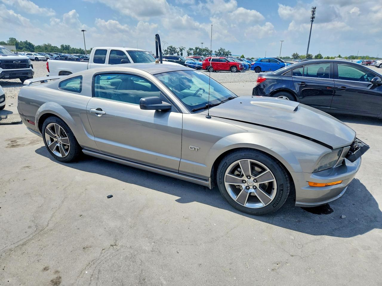 2008 Ford Mustang Gt Gray vin: 1ZVHT82H085201579