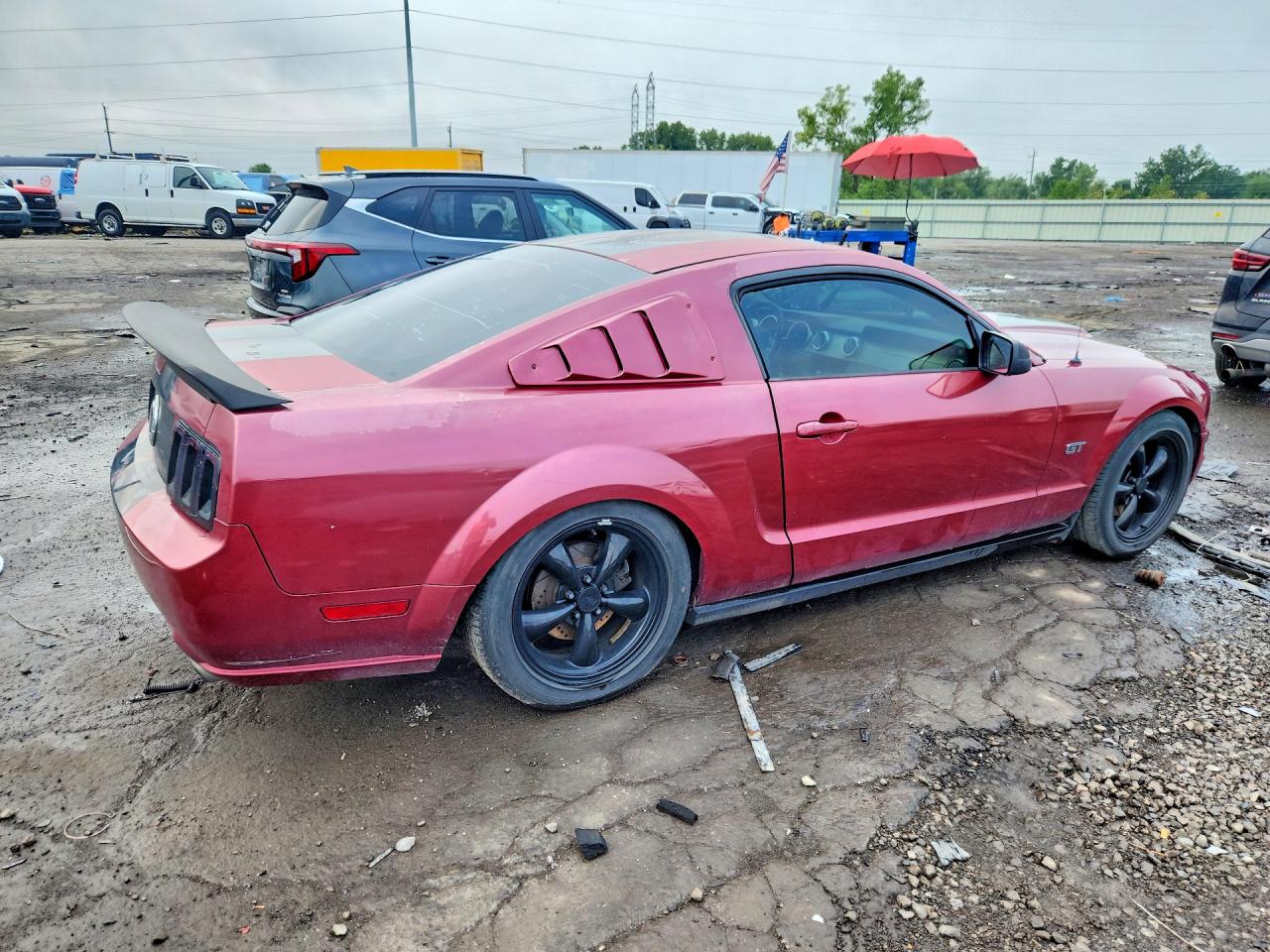 2006 Ford Mustang Gt Темно-бордовый vin: 1ZVHT82H165171814
