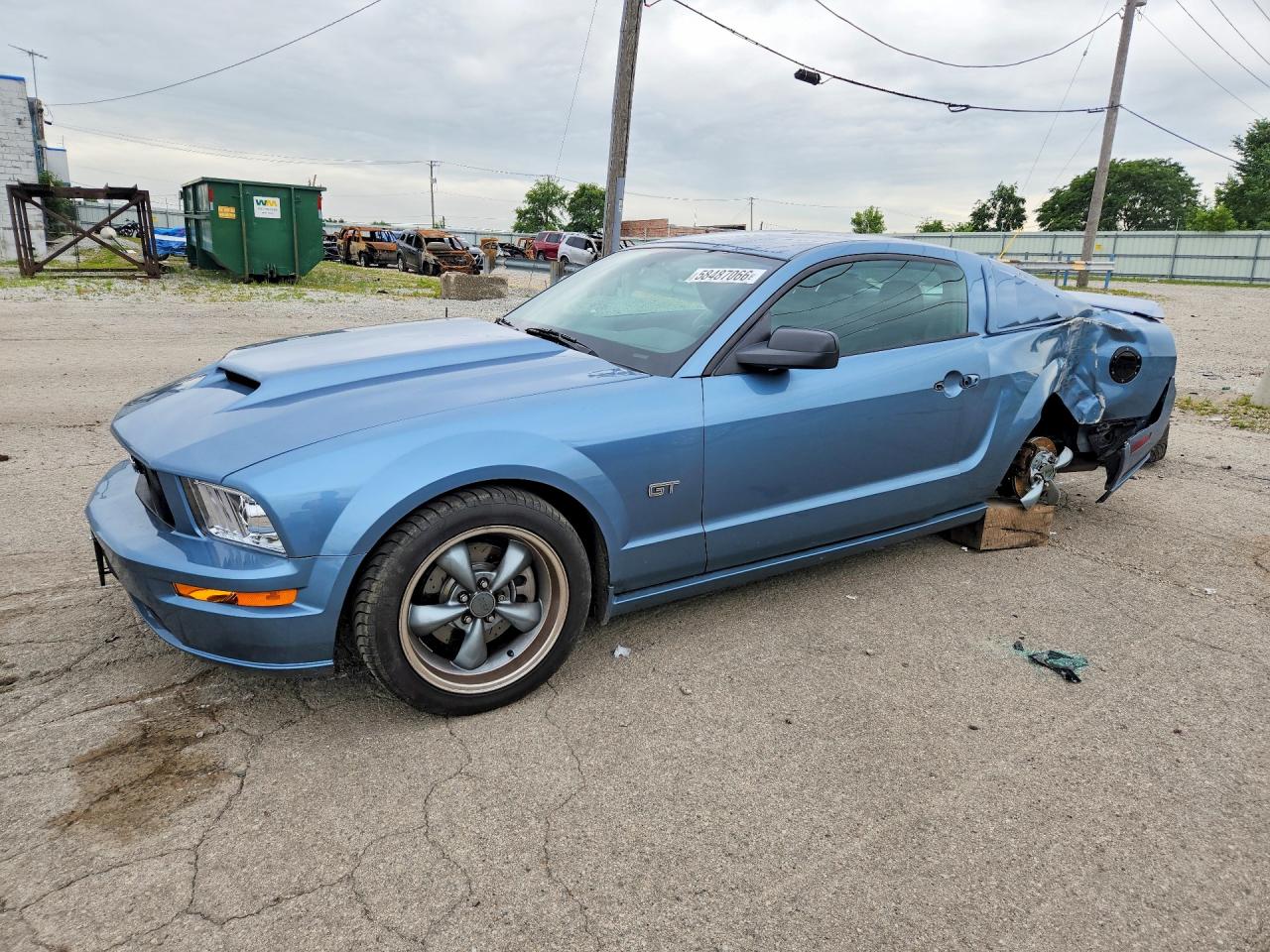 2006 Ford Mustang Gt Синий vin: 1ZVHT82H165190752