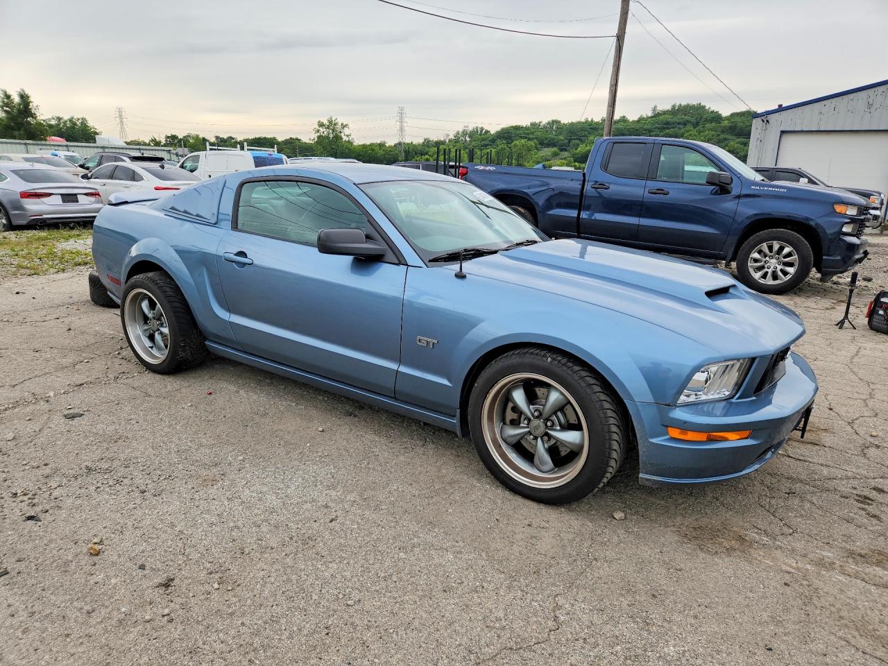 2006 Ford Mustang Gt Синий vin: 1ZVHT82H165190752