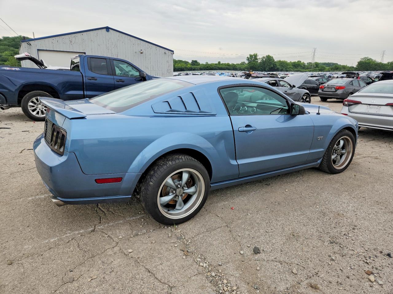 2006 Ford Mustang Gt Синий vin: 1ZVHT82H165190752