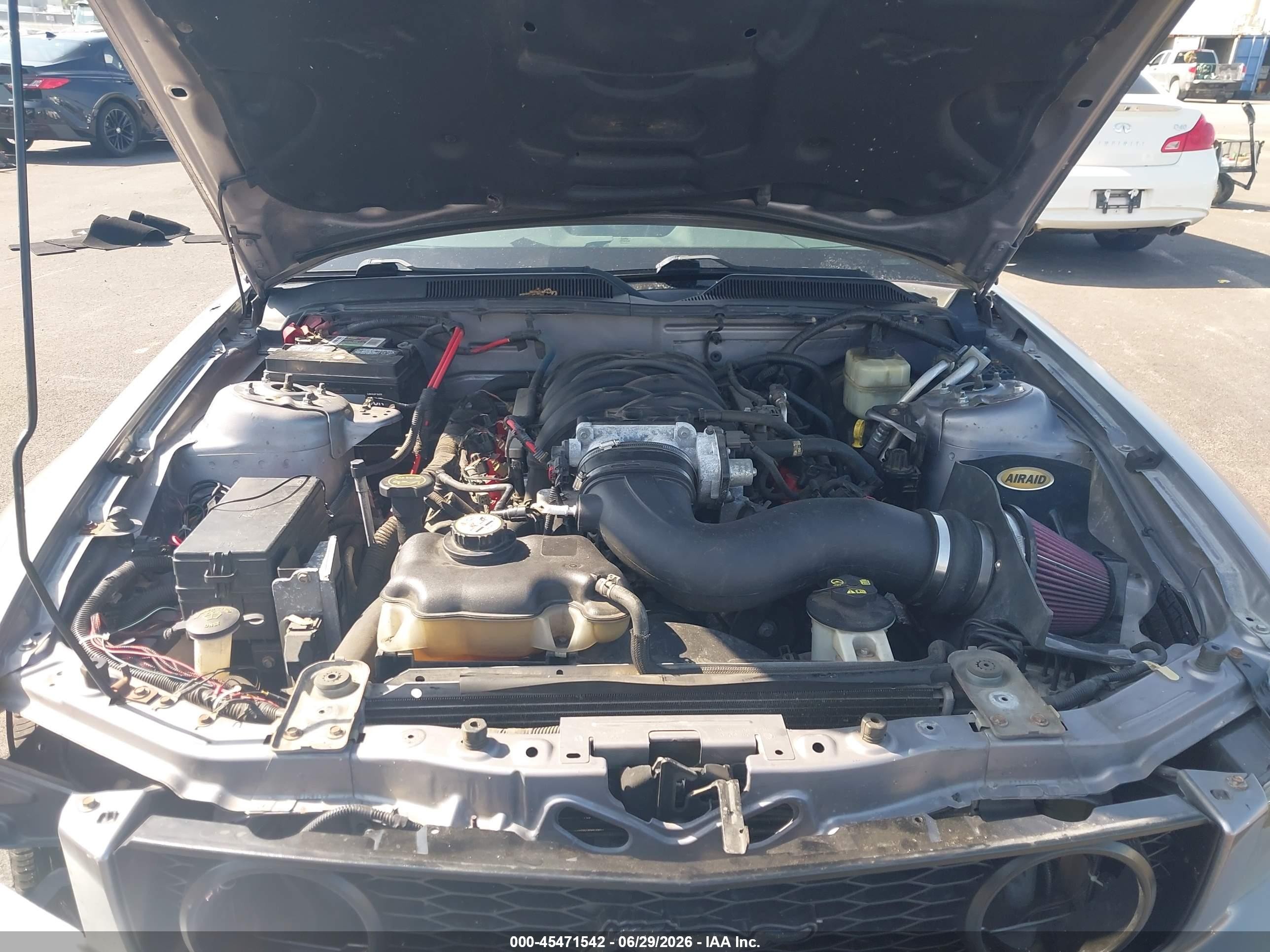2006 Ford Mustang Gt Gray vin: 1ZVHT82H165250917