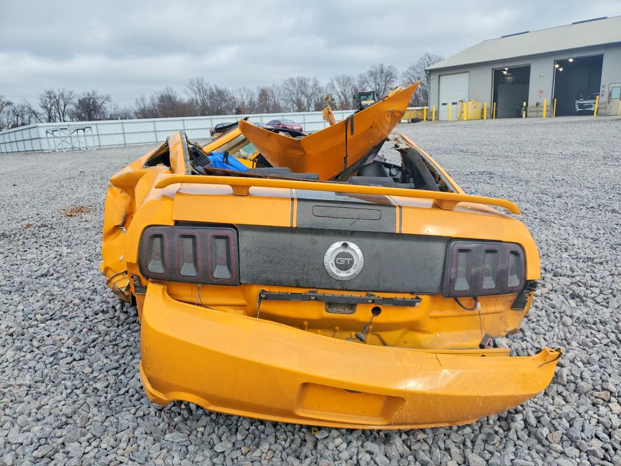 2007 Ford Mustang Gt Yellow vin: 1ZVHT82H175198741
