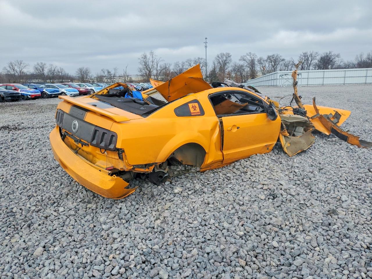 2007 Ford Mustang Gt Yellow vin: 1ZVHT82H175198741