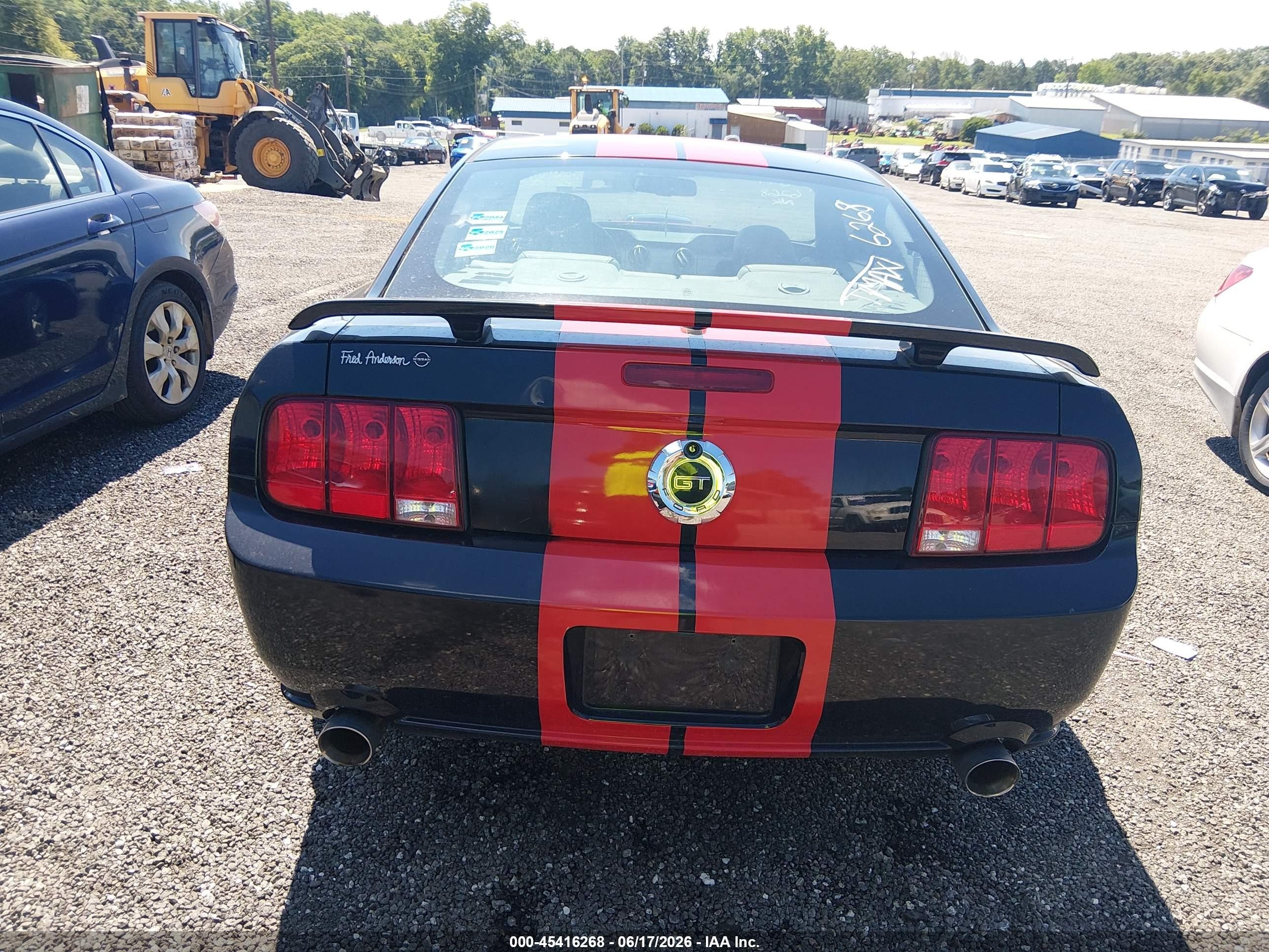 2007 Ford Mustang Gt Deluxe/gt Premium Black vin: 1ZVHT82H175226540