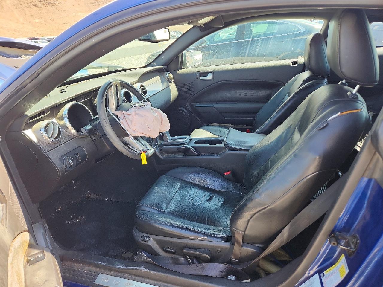 2007 Ford Mustang Gt Blue vin: 1ZVHT82H175266438