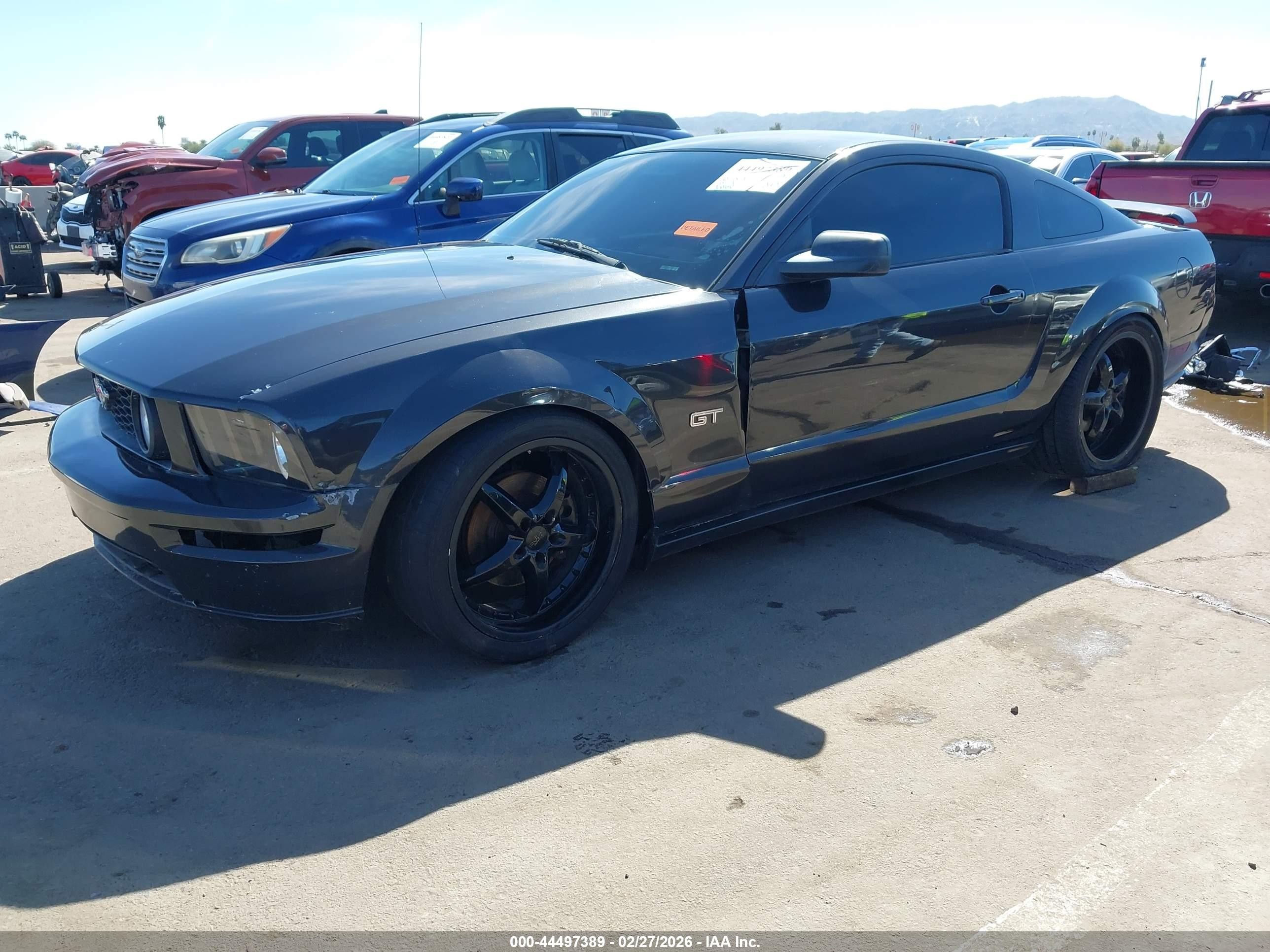 2008 Ford Mustang Gt Deluxe/gt Premium Black vin: 1ZVHT82H185143871