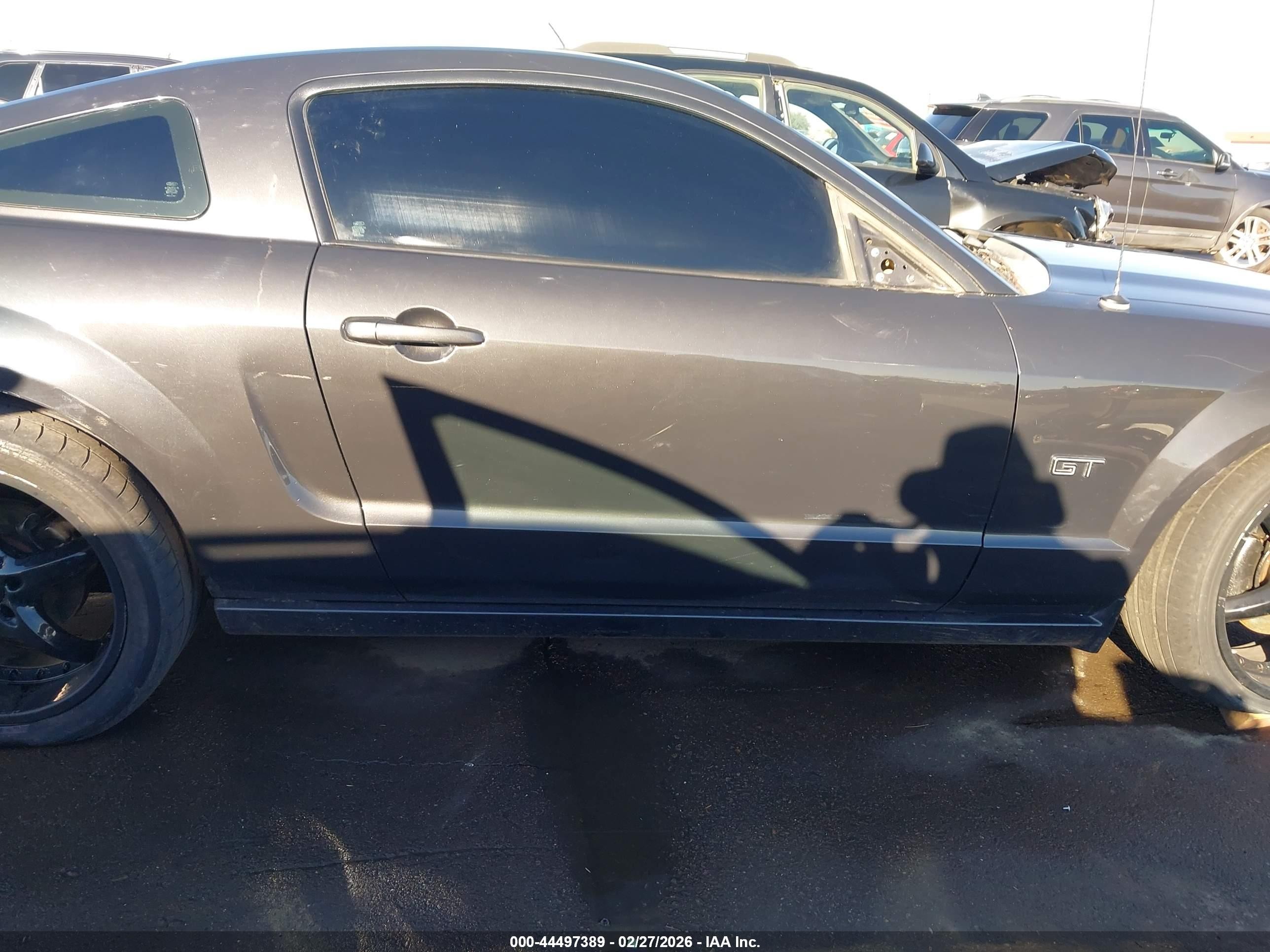 2008 Ford Mustang Gt Deluxe/gt Premium Black vin: 1ZVHT82H185143871