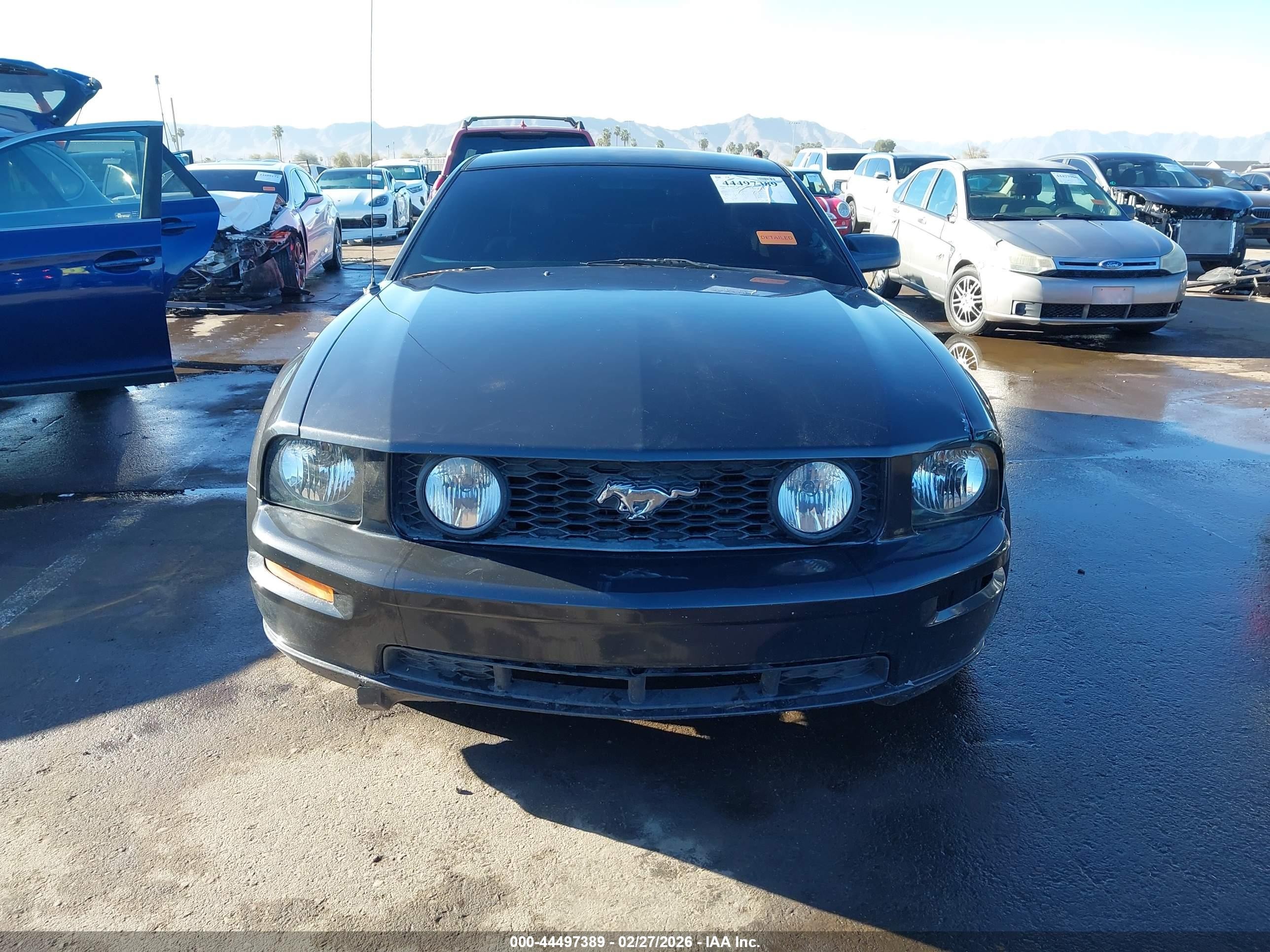 2008 Ford Mustang Gt Deluxe/gt Premium Black vin: 1ZVHT82H185143871