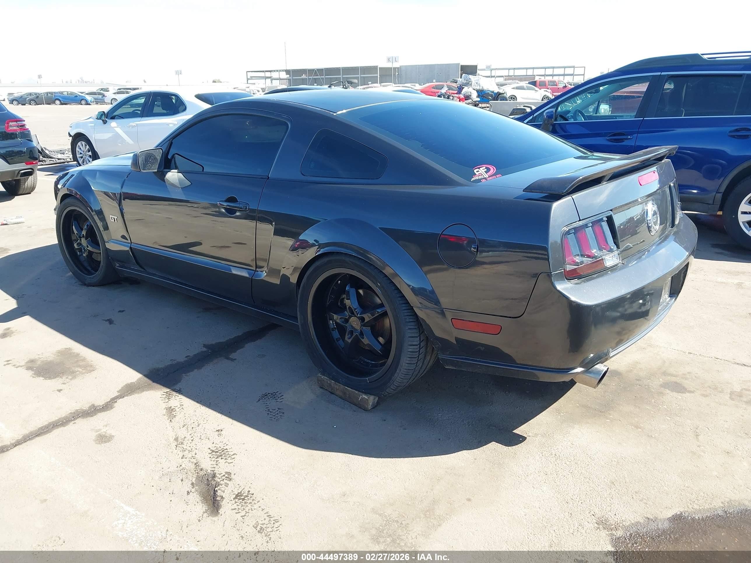 2008 Ford Mustang Gt Deluxe/gt Premium Black vin: 1ZVHT82H185143871