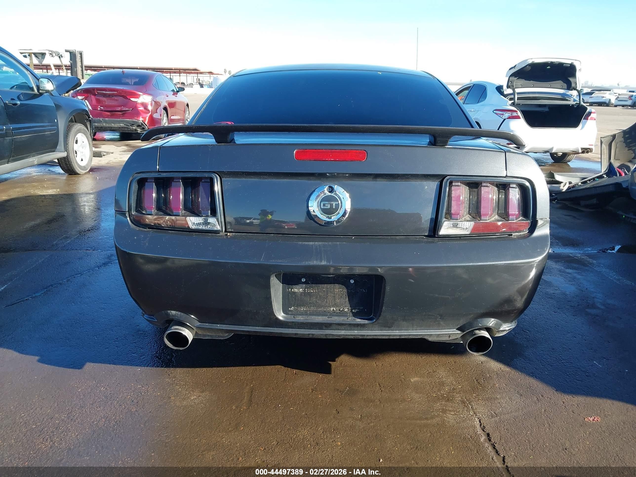 2008 Ford Mustang Gt Deluxe/gt Premium Black vin: 1ZVHT82H185143871