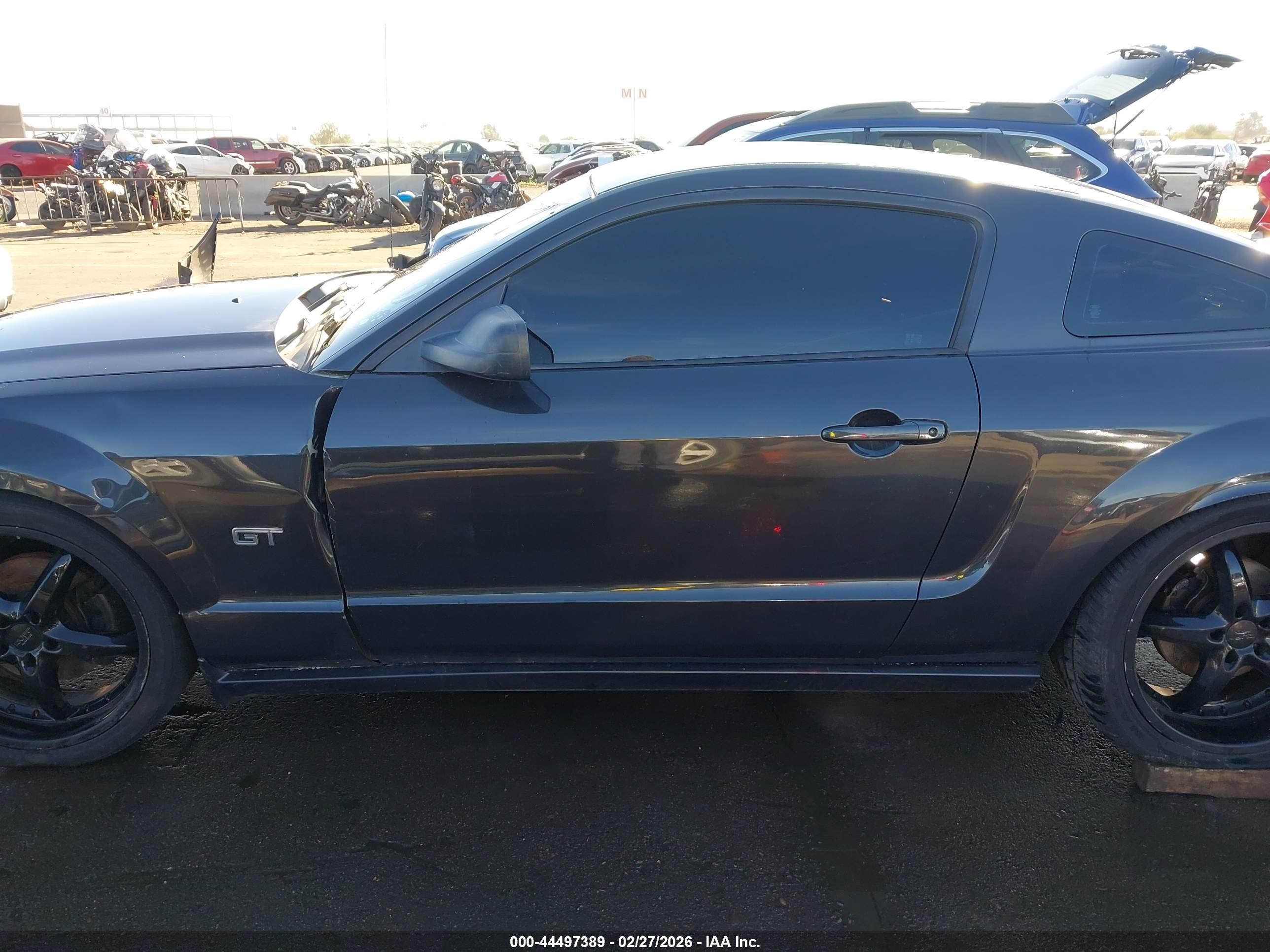 2008 Ford Mustang Gt Deluxe/gt Premium Black vin: 1ZVHT82H185143871