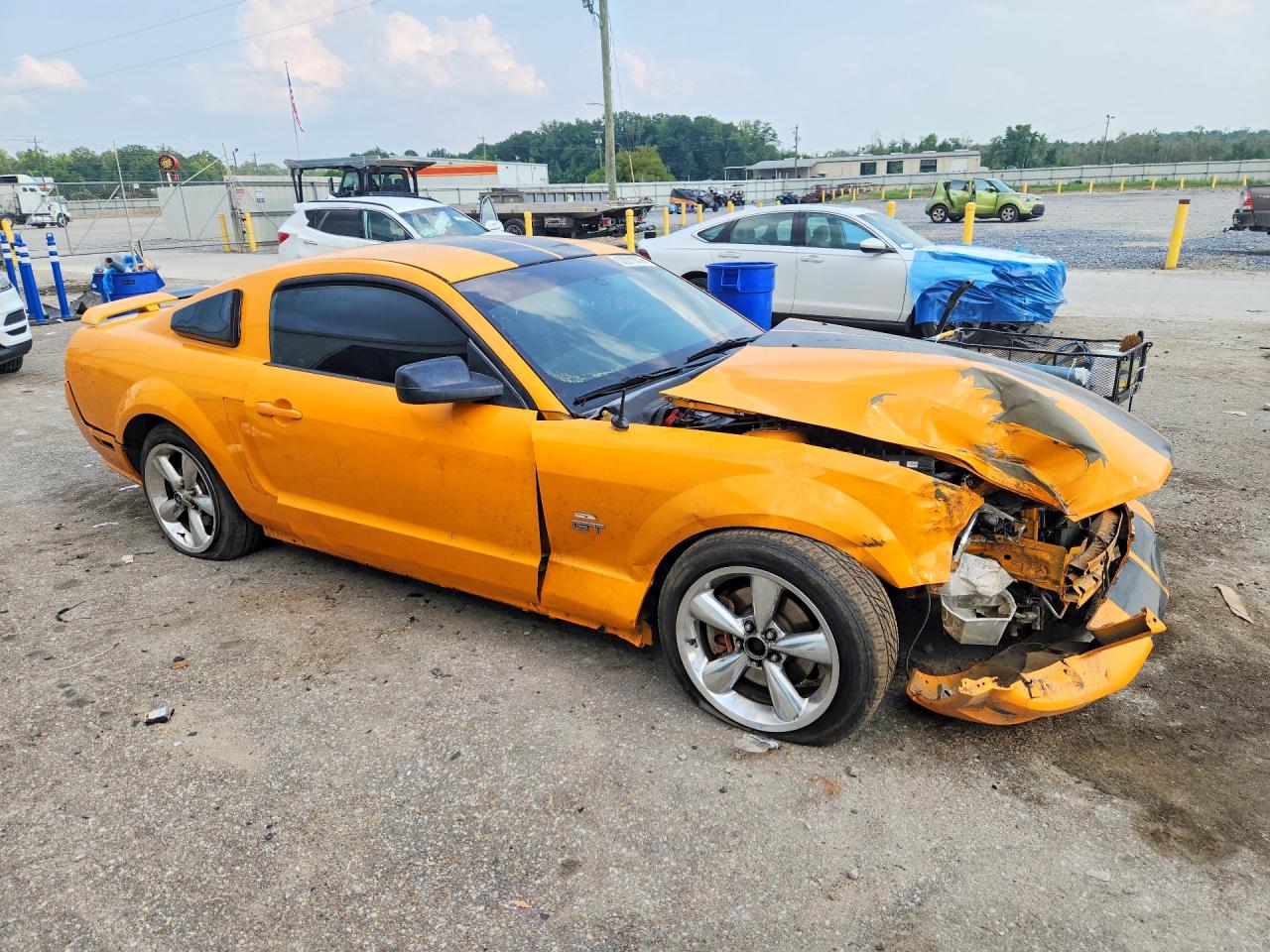 2008 Ford Mustang Gt Orange vin: 1ZVHT82H185159150