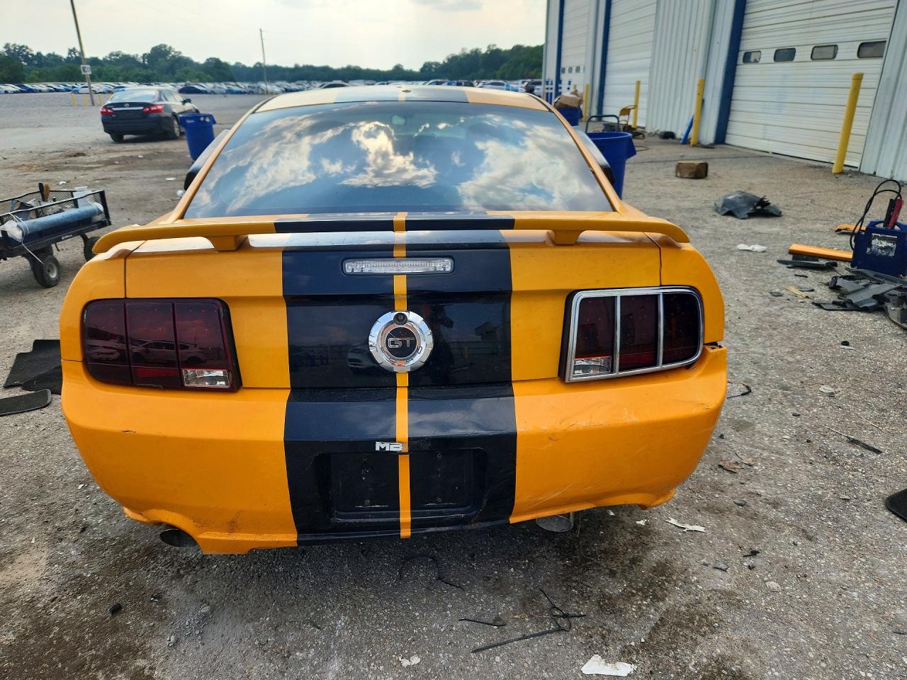 2008 Ford Mustang Gt Orange vin: 1ZVHT82H185159150