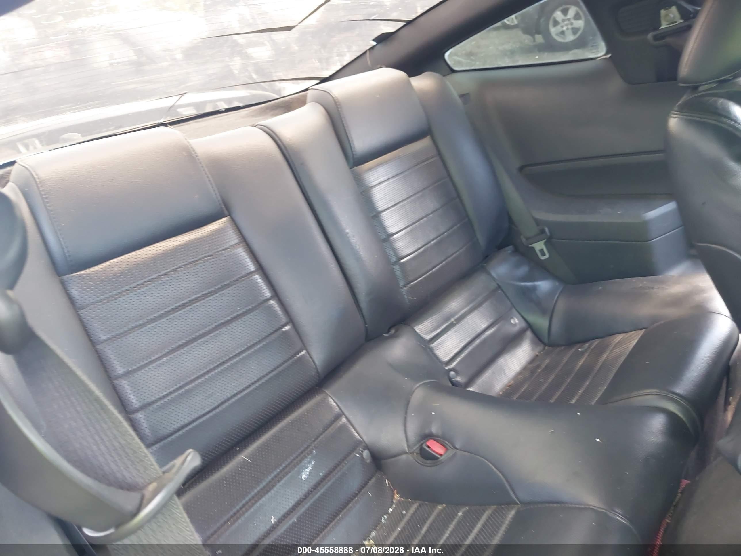 2008 Ford Mustang Gt Deluxe/gt Premium Black vin: 1ZVHT82H185169919