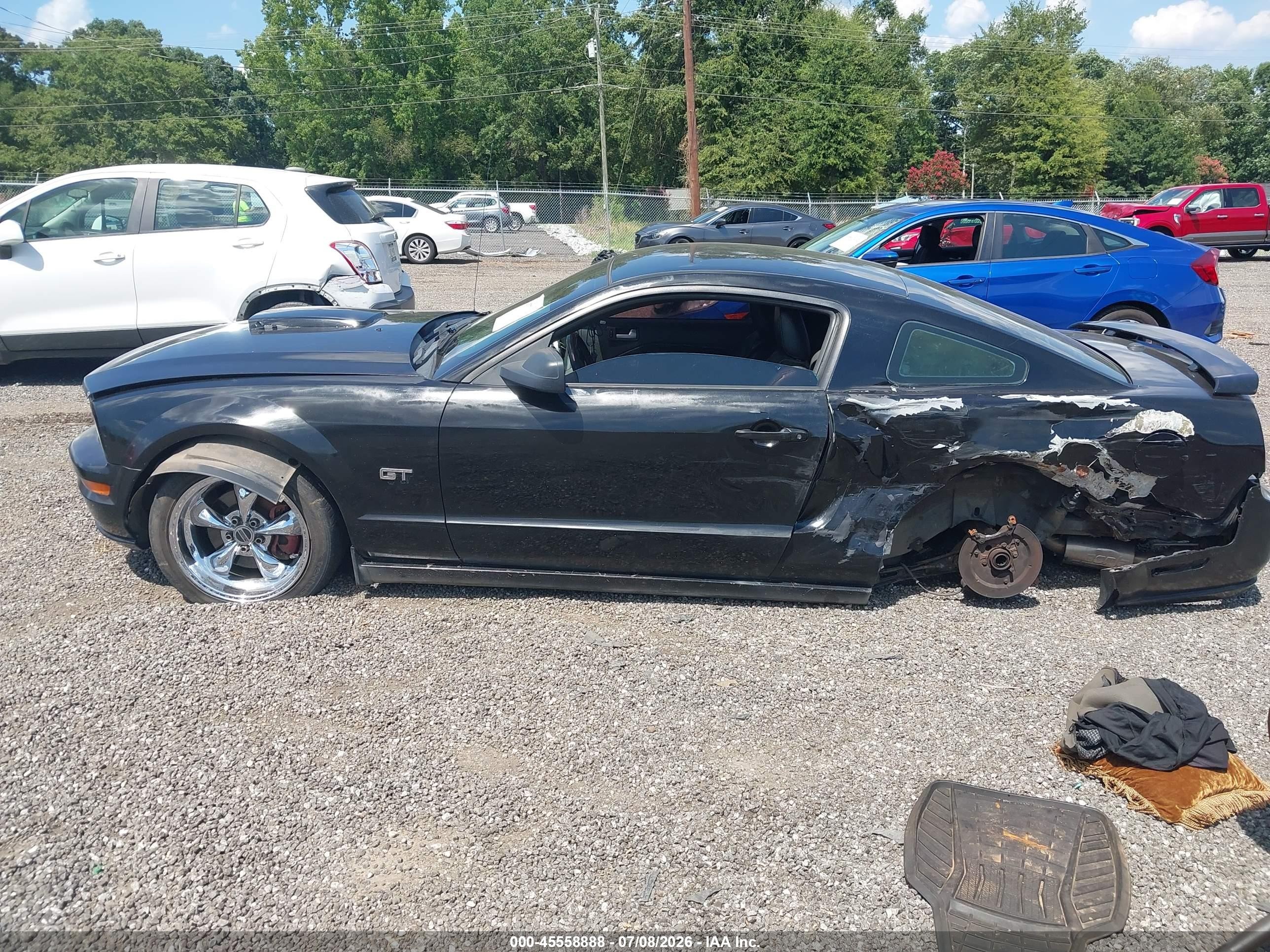 2008 Ford Mustang Gt Deluxe/gt Premium Black vin: 1ZVHT82H185169919