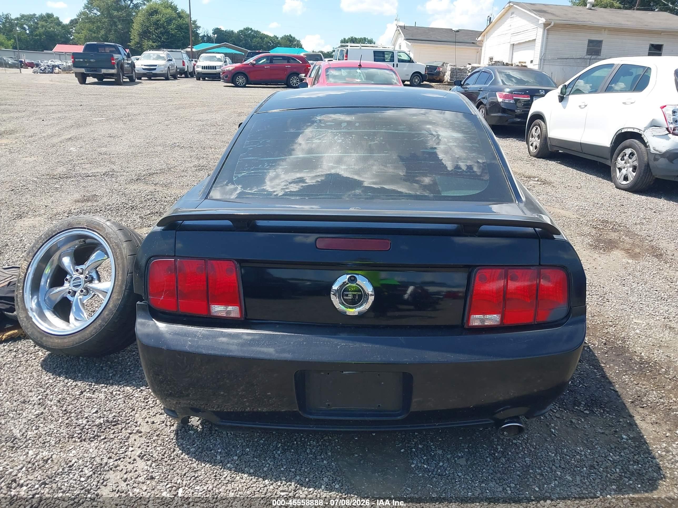 2008 Ford Mustang Gt Deluxe/gt Premium Black vin: 1ZVHT82H185169919