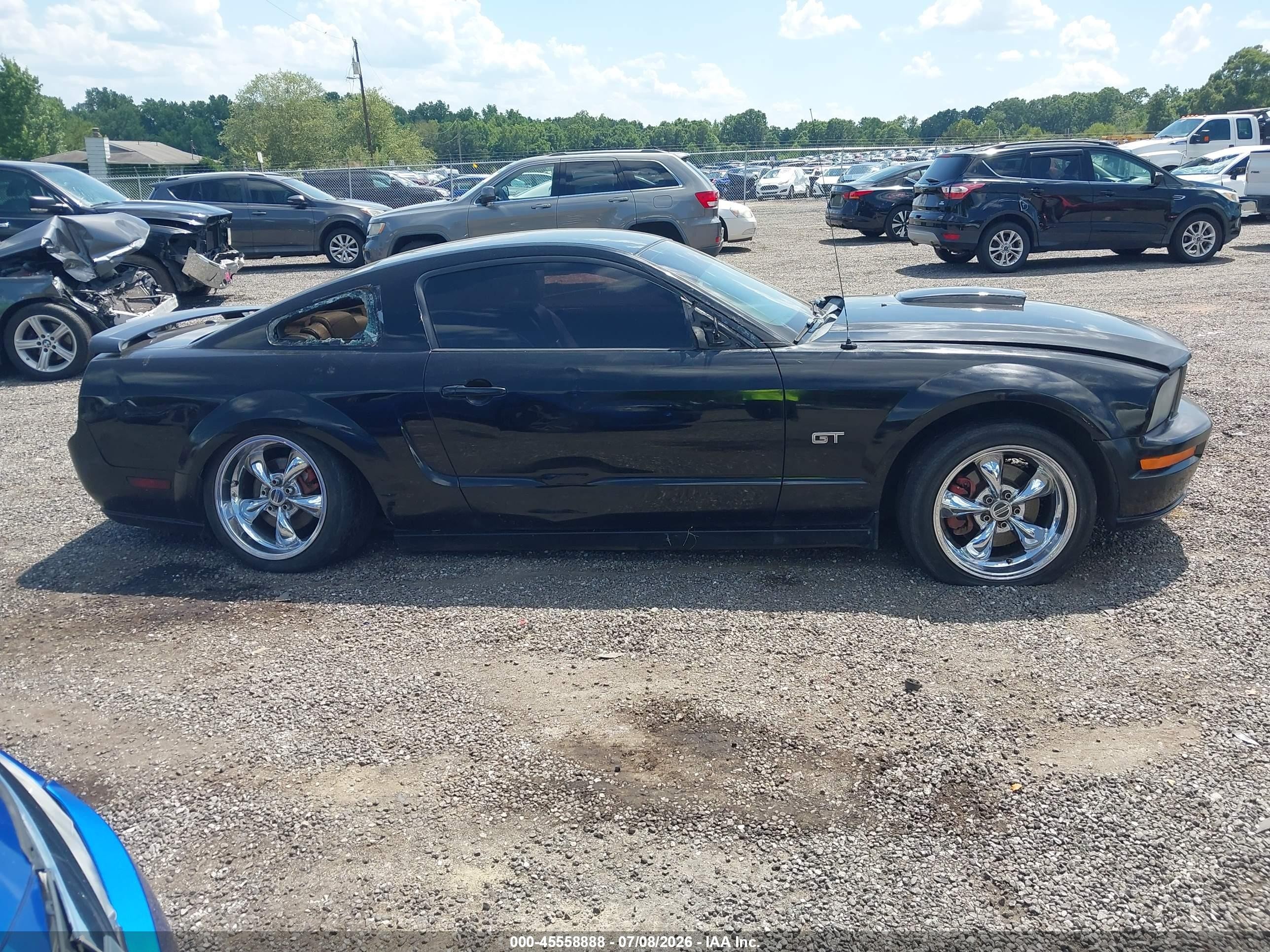 2008 Ford Mustang Gt Deluxe/gt Premium Black vin: 1ZVHT82H185169919