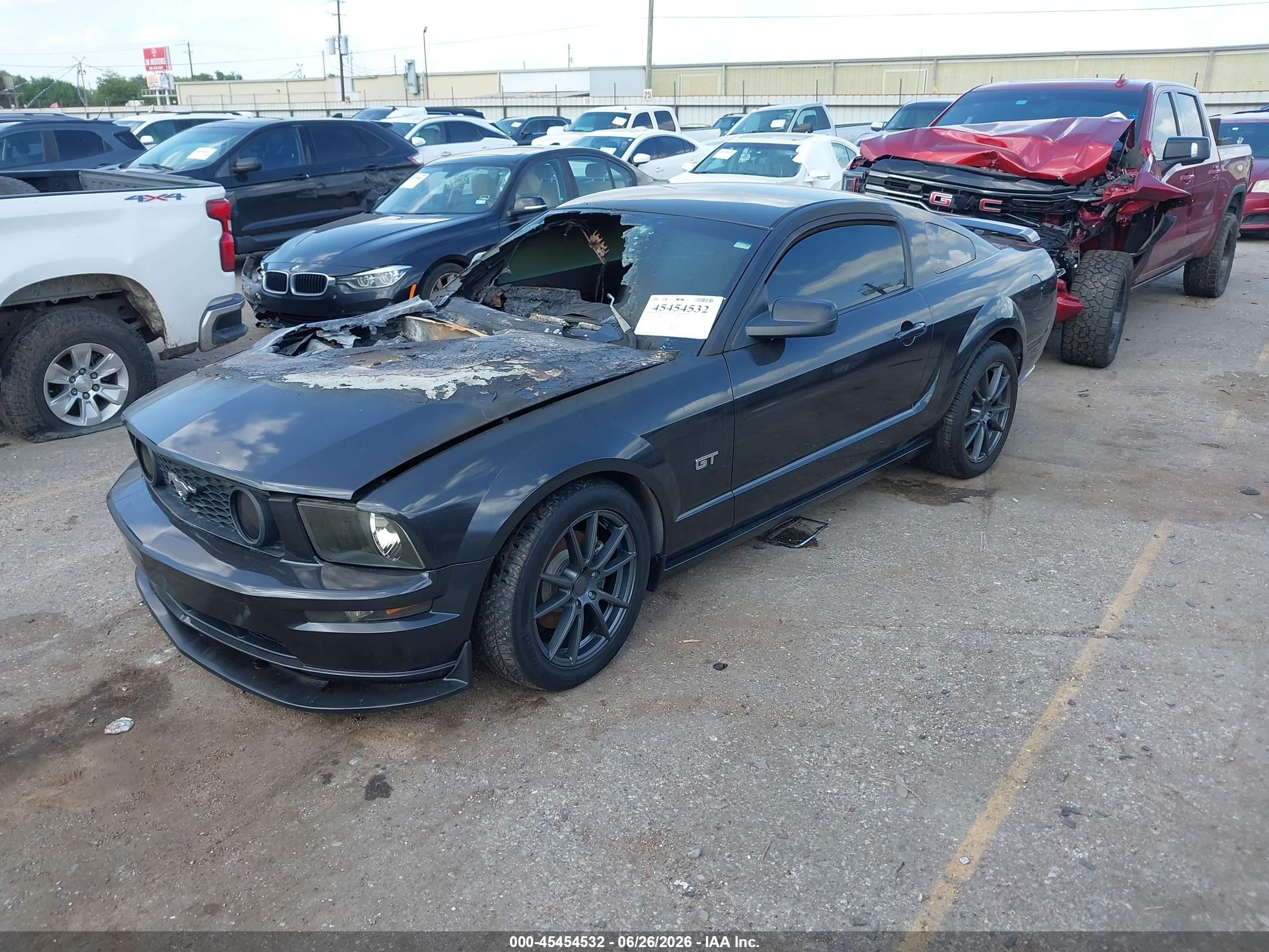 2007 Ford Mustang Gt Deluxe/gt Premium Gray vin: 1ZVHT82H275346668