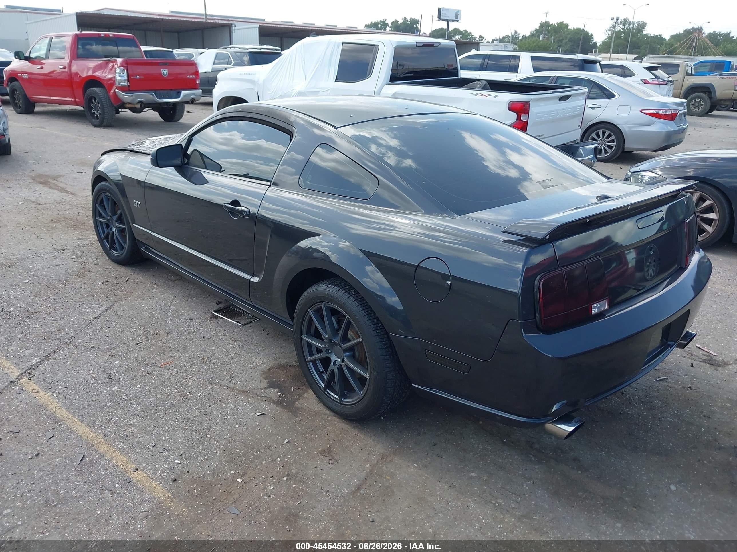 2007 Ford Mustang Gt Deluxe/gt Premium Gray vin: 1ZVHT82H275346668