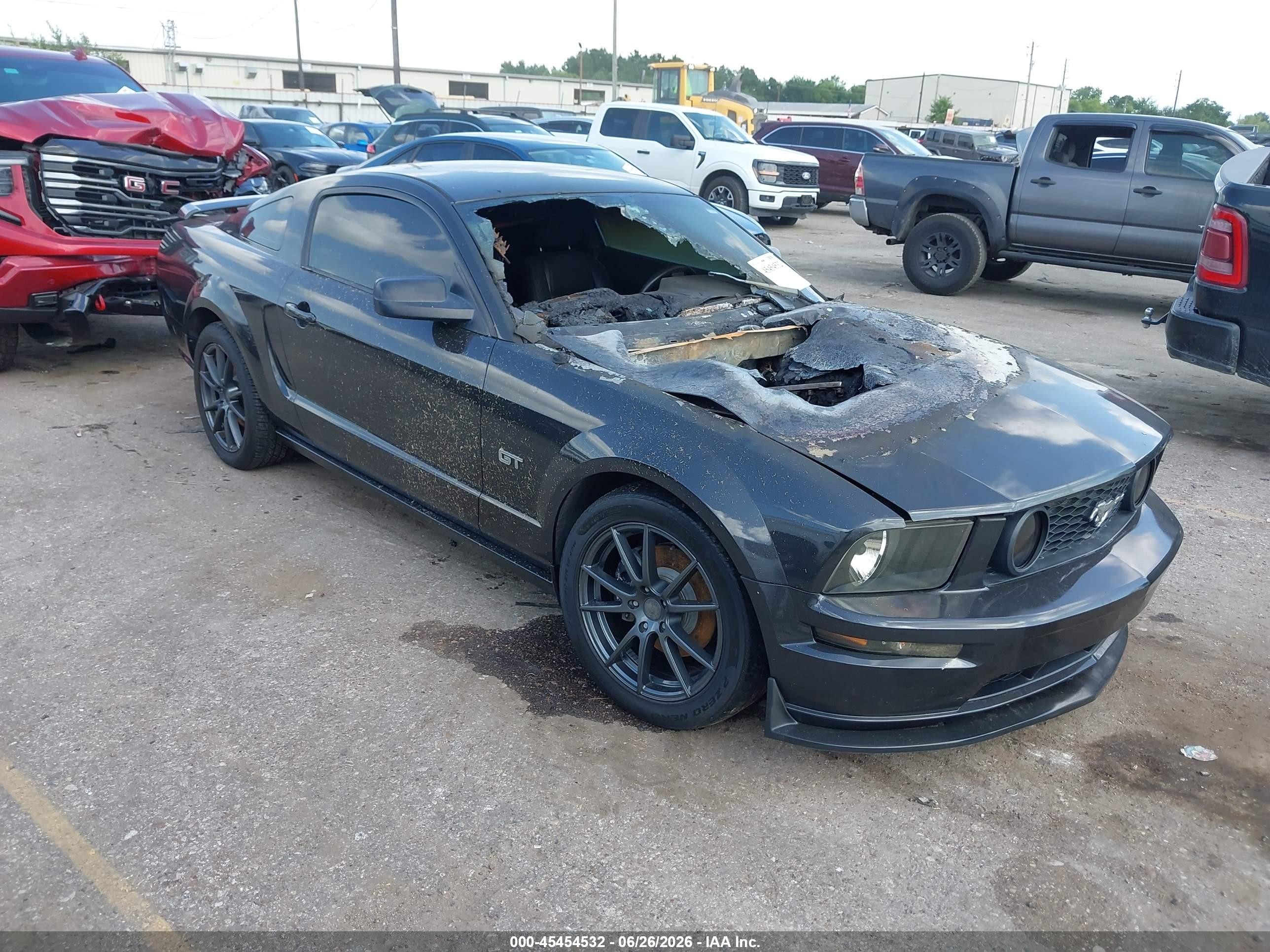 2007 Ford Mustang Gt Deluxe/gt Premium Gray vin: 1ZVHT82H275346668