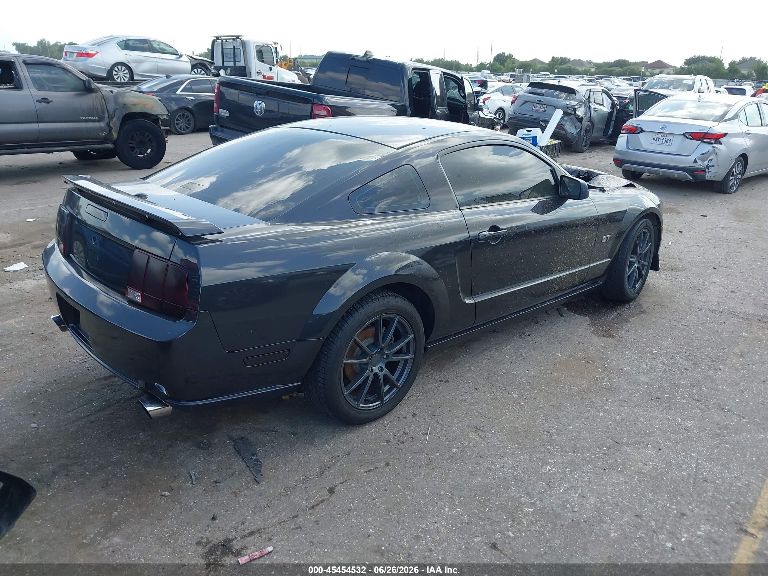 2007 Ford Mustang Gt Deluxe/gt Premium Gray vin: 1ZVHT82H275346668