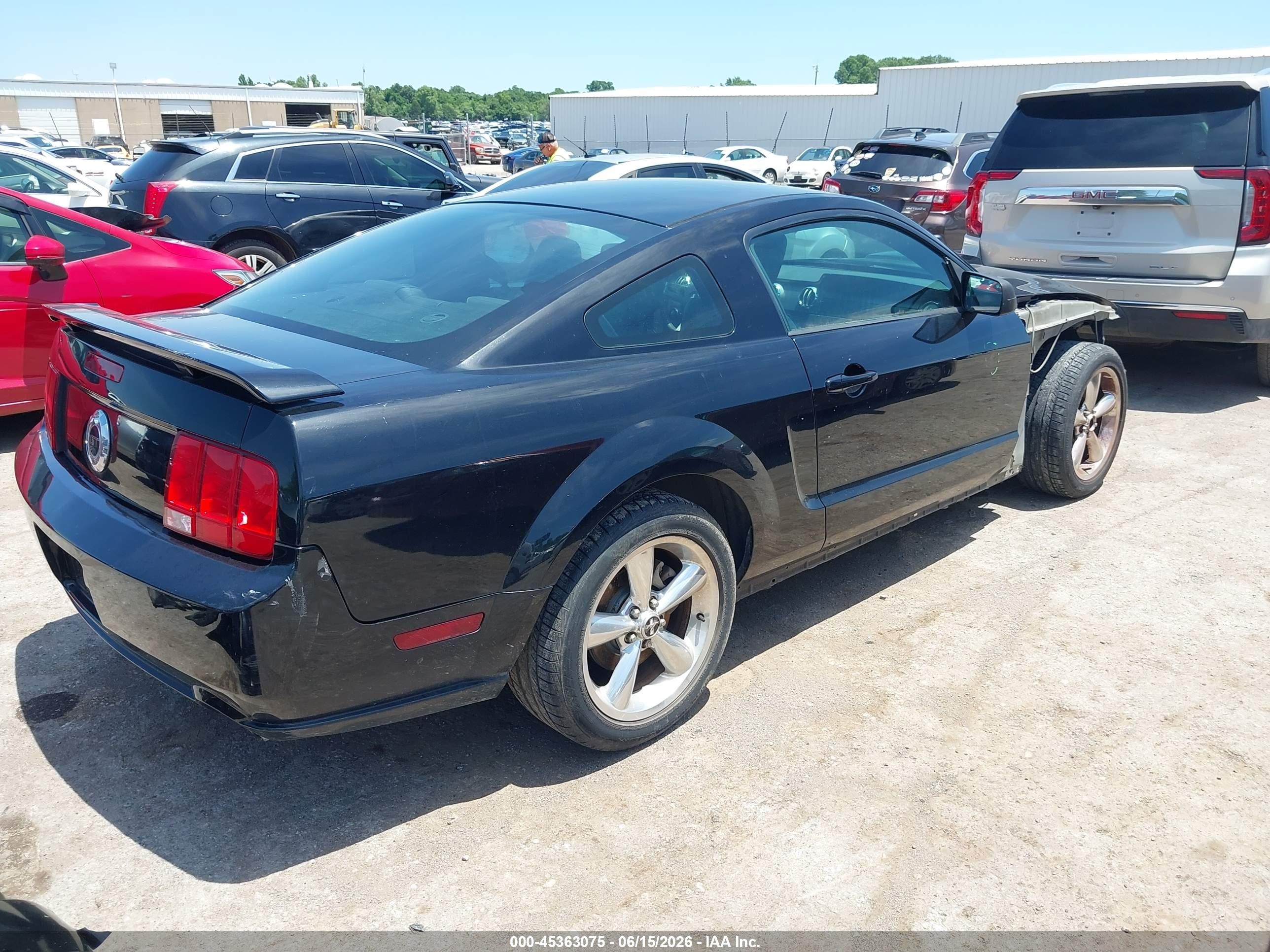 2008 Ford Mustang Gt Deluxe/gt Premium Black vin: 1ZVHT82H285160274