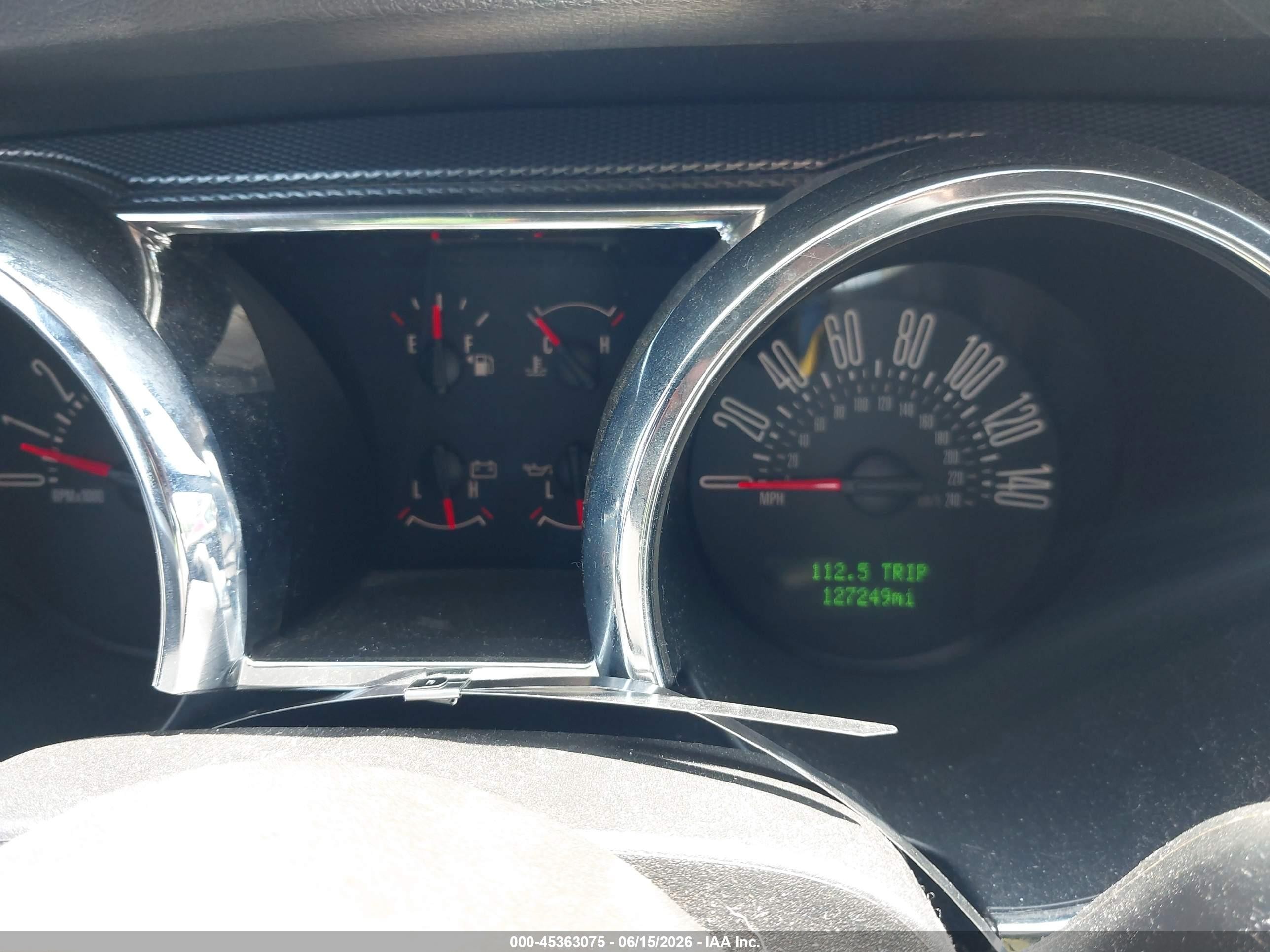 2008 Ford Mustang Gt Deluxe/gt Premium Black vin: 1ZVHT82H285160274