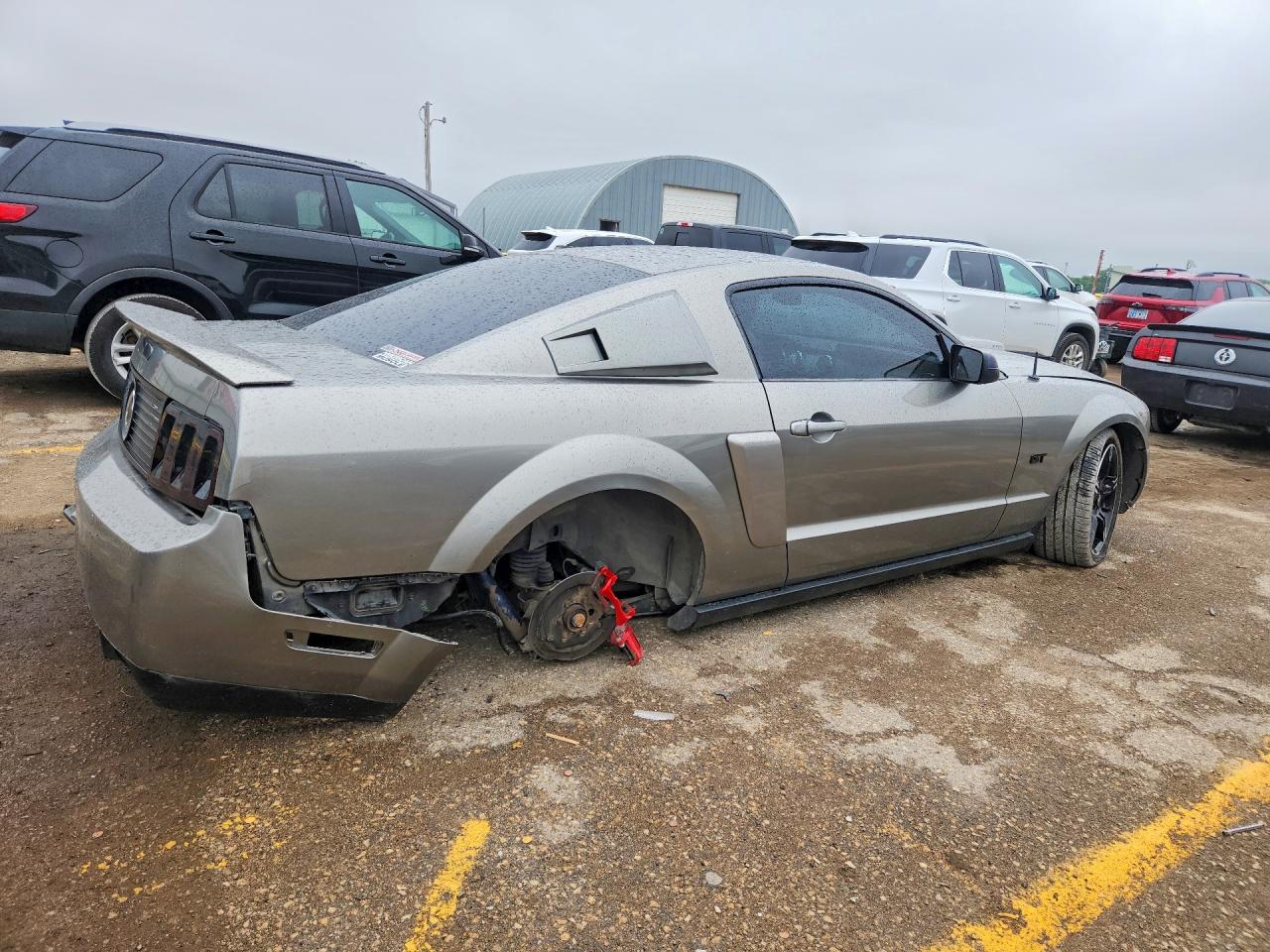 2008 Ford Mustang Gt Silver vin: 1ZVHT82H285166351