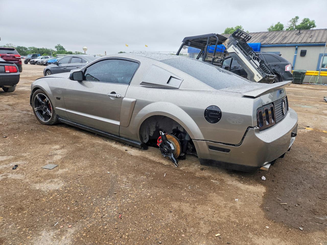2008 Ford Mustang Gt Silver vin: 1ZVHT82H285166351