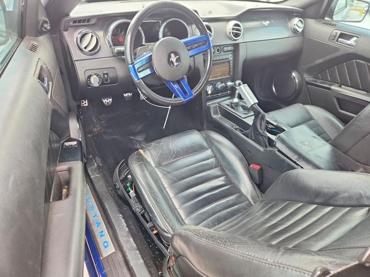2008 Ford Mustang Gt Blue vin: 1ZVHT82H285188821