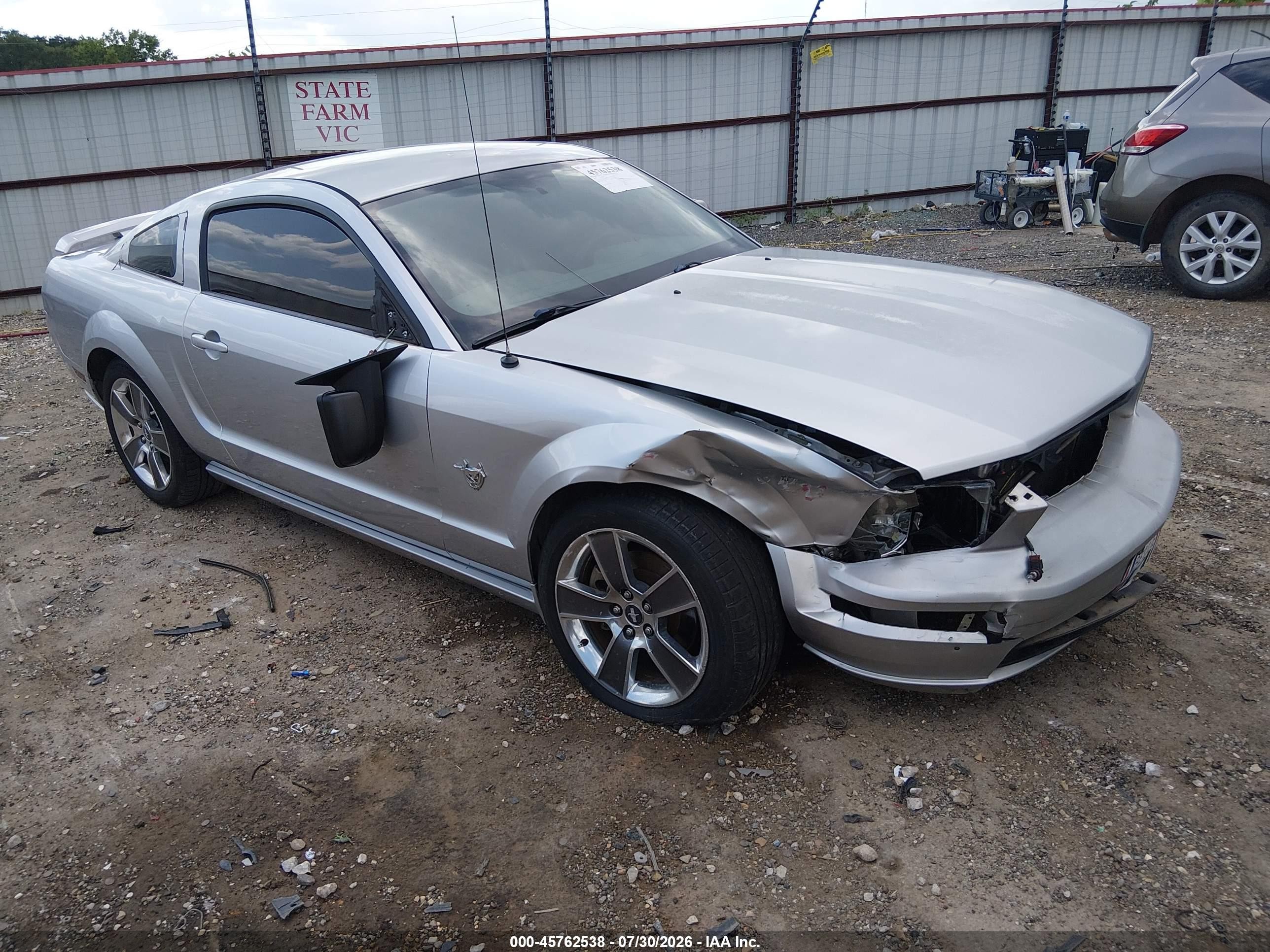 2009 Ford Mustang Gt/gt Premium Gray vin: 1ZVHT82H295119905