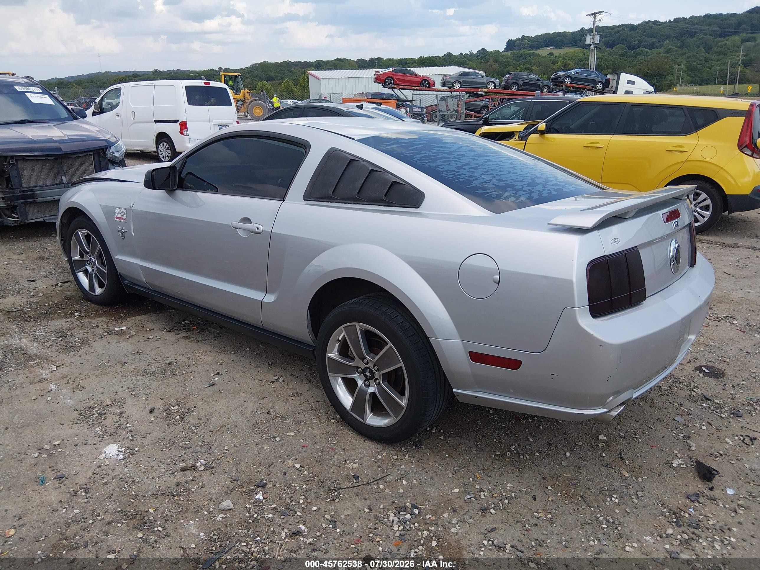 2009 Ford Mustang Gt/gt Premium Gray vin: 1ZVHT82H295119905
