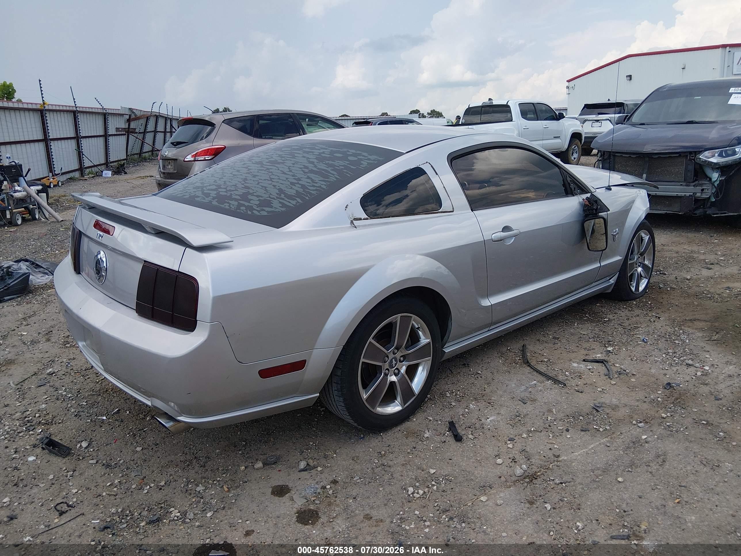 2009 Ford Mustang Gt/gt Premium Gray vin: 1ZVHT82H295119905